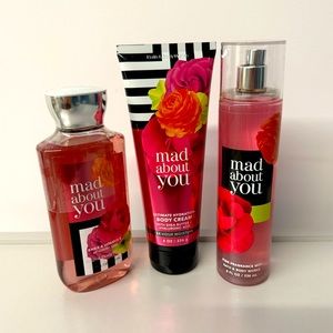 New! Mad About You Bath & Body Works Lotion, Body Wash, and Fragrance Mist Set!